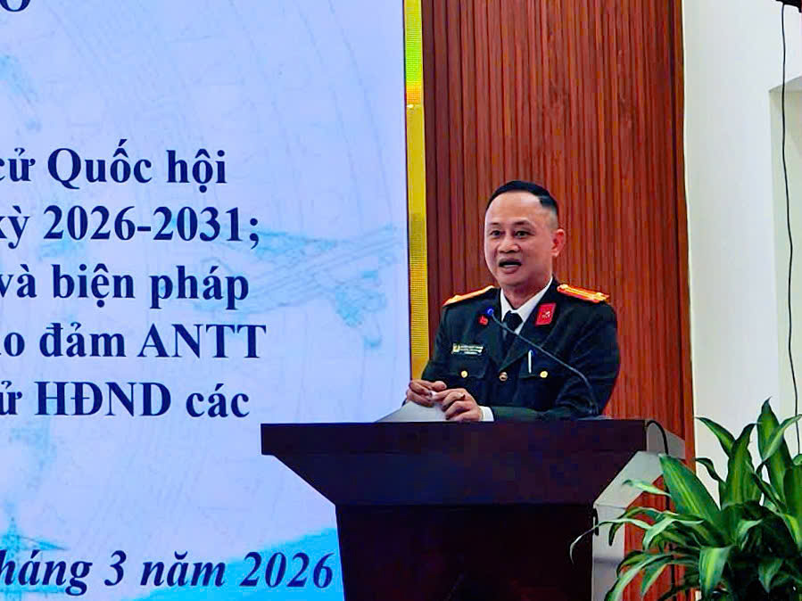 Công an phường Hưng Đạo chủ động triển khai kế hoạch bảo đảm ANTT phục vụ bầu cử